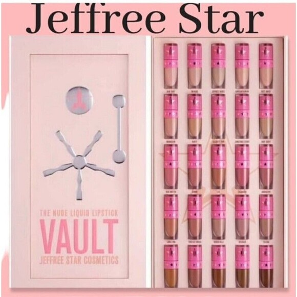 JEFFREE STAR NUDE LIQUID LIPSTICK VAULT 25 SHADES NEW - Picture 2 of 7